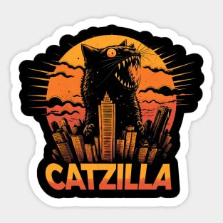 Kaiju Cat Monster - Catzilla Sticker